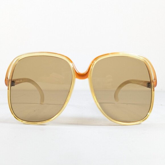 Vintage 1970s French eyeglasses, France 1356 large sunglasses with vinyl case - Picture 2 of 15